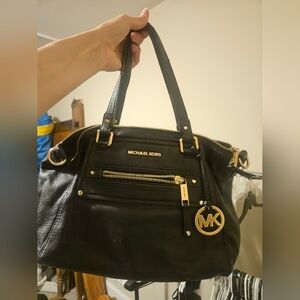 Michael Kors Black Leather Bag